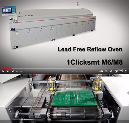 Lead Free Reflow Oven M6/M8